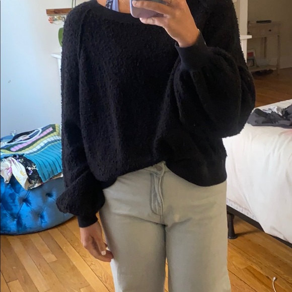 Free people black sweater - Picture 2 of 8